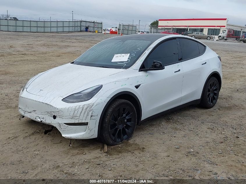 VIN 7SAYGDEE5PF753337 2023 TESLA MODEL Y no.2