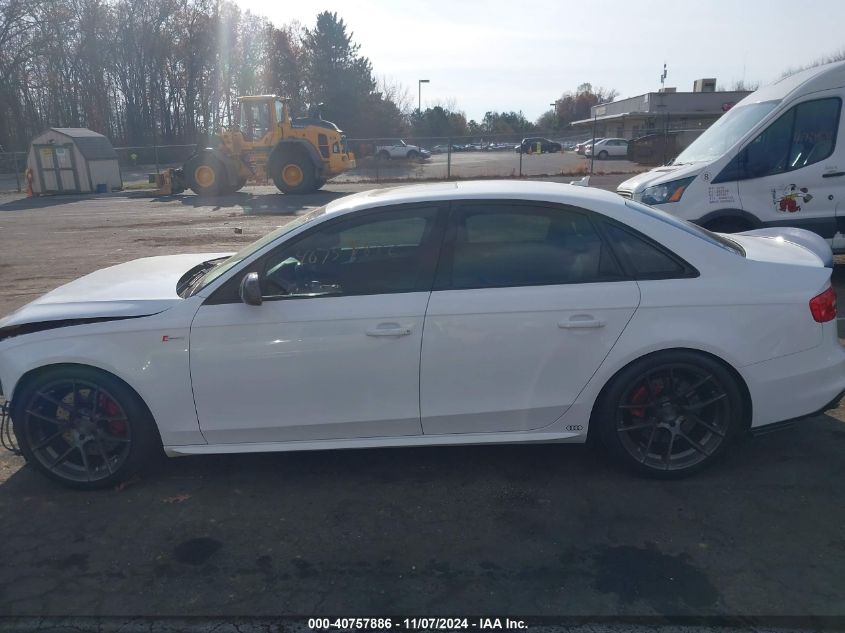 2014 Audi S4 3.0T Premium Plus VIN: WAUBGAFL7EA070475 Lot: 40757886