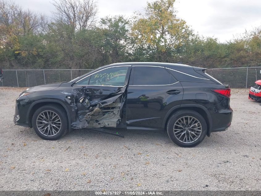 2020 Lexus Rx 350 F Sport Performance VIN: 2T2YZMDA7LC250750 Lot: 40757927