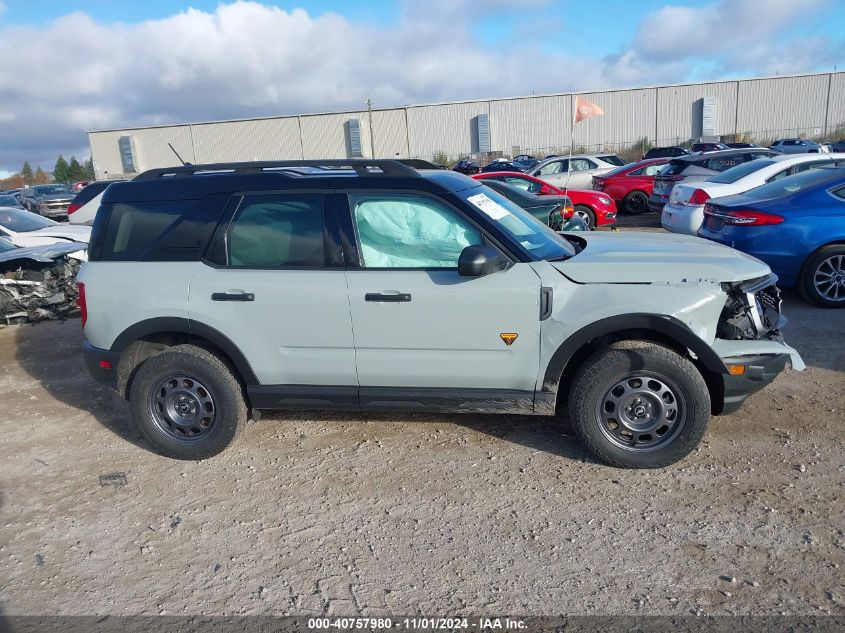 2021 Ford Bronco Sport Badlands VIN: 3FMCR9D92MRA47693 Lot: 40757980