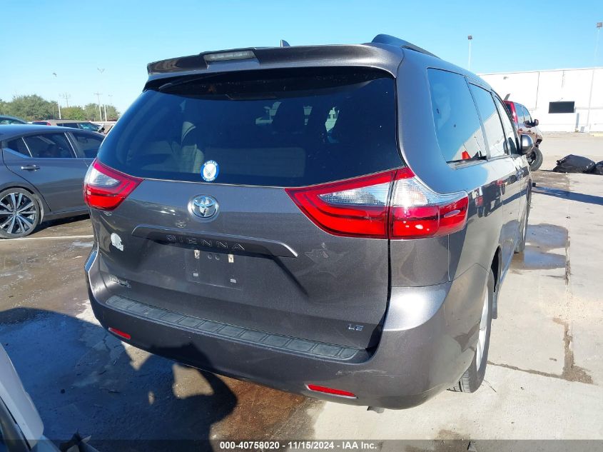 2020 Toyota Sienna Le VIN: 5TDKZ3DC8LS064499 Lot: 40758020