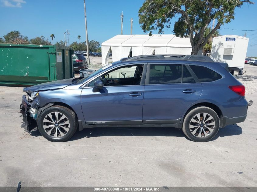 2017 Subaru Outback 3.6R Limited VIN: 4S4BSENC3H3256285 Lot: 40758040