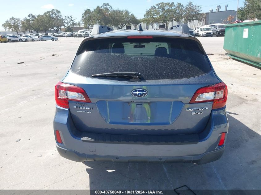 2017 Subaru Outback 3.6R Limited VIN: 4S4BSENC3H3256285 Lot: 40758040