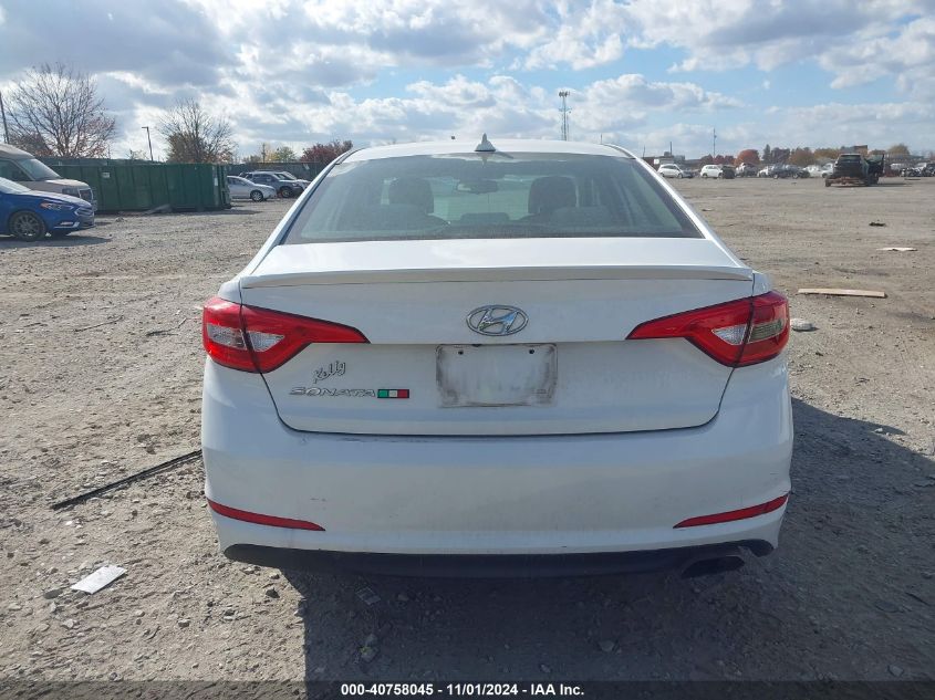 2016 Hyundai Sonata Se VIN: 5NPE24AF3GH376957 Lot: 40758045