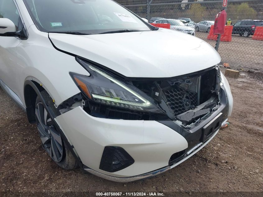 2022 Nissan Murano Sl Intelligent Awd VIN: 5N1AZ2CS4NC117911 Lot: 40758067