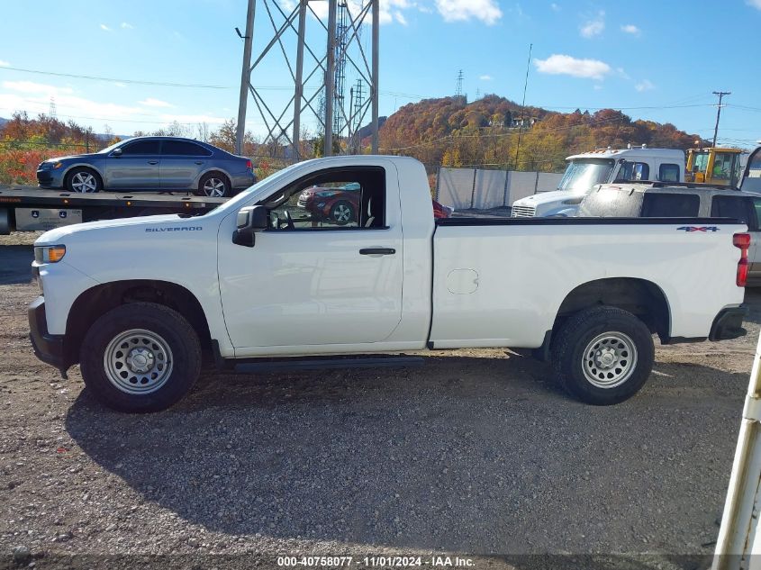 2019 Chevrolet Silverado 1500 Work Truck VIN: 3GCNYAEF9KG274457 Lot: 40758077