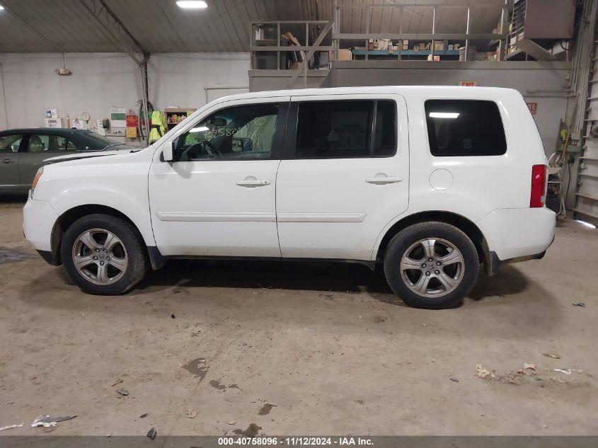 2012 Honda Pilot Ex-L VIN: 5FNYF4H58CB055696 Lot: 40758096