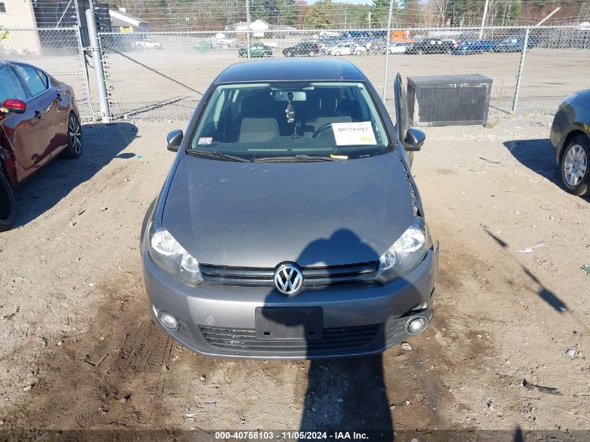 2011 Volkswagen Golf Tdi 4-Door VIN: WVWNM7AJ1BW057480 Lot: 40758103