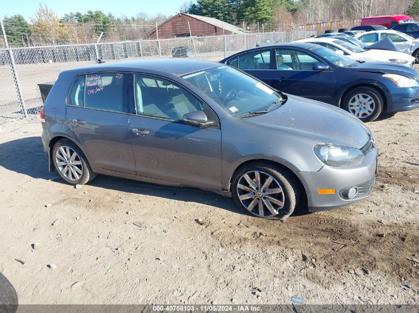 2011 Volkswagen Golf Tdi 4-Door VIN: WVWNM7AJ1BW057480 Lot: 40758103