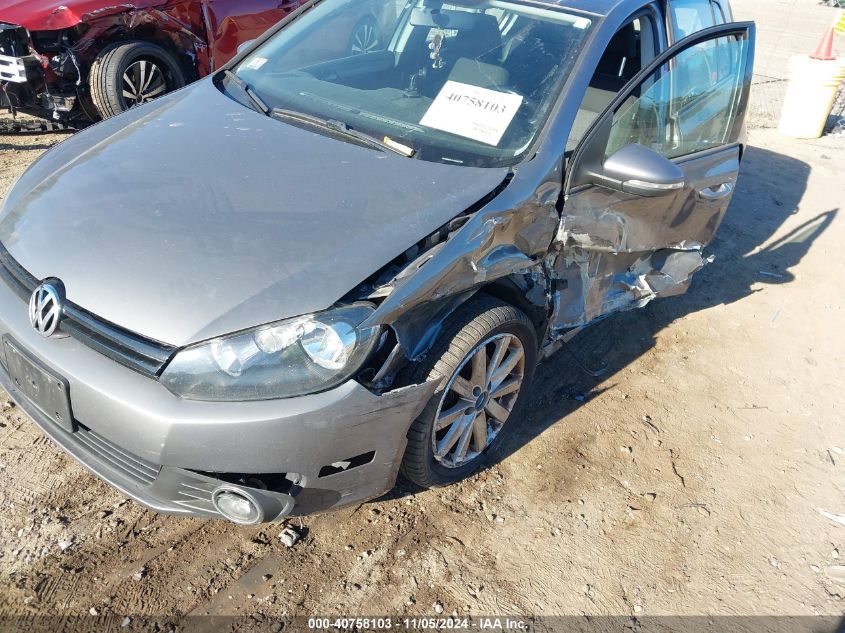 2011 Volkswagen Golf Tdi 4-Door VIN: WVWNM7AJ1BW057480 Lot: 40758103