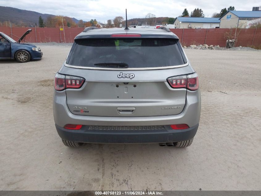 2018 Jeep Compass Limited 4X4 VIN: 3C4NJDCBXJT256416 Lot: 40758123