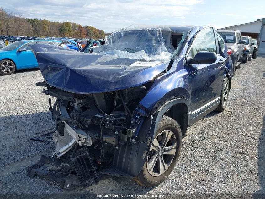 2019 Honda Cr-V Lx VIN: 2HKRW6H37KH214142 Lot: 40758125