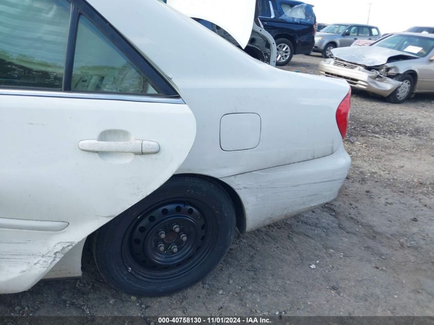 2002 Toyota Camry Se V6 VIN: 4T1BF30K62U503596 Lot: 40758130