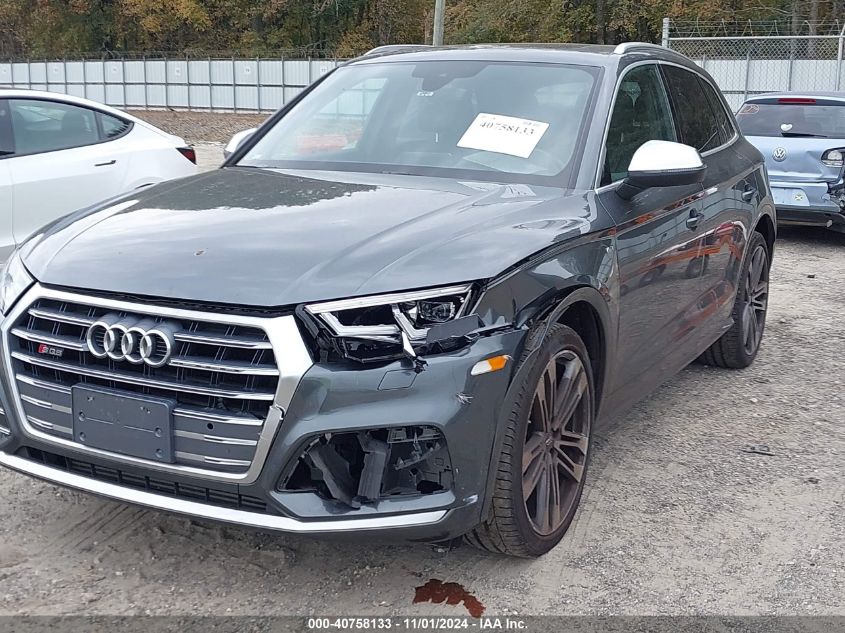 2018 Audi Sq5 3.0T Premium Plus VIN: WA1A4AFY7J2210400 Lot: 40758133