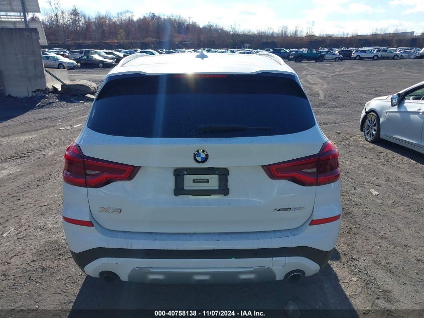 2020 BMW X3 xDrive30I VIN: 5UXTY5C01L9D68395 Lot: 40758138