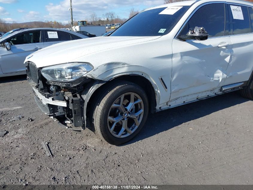 2020 BMW X3 xDrive30I VIN: 5UXTY5C01L9D68395 Lot: 40758138