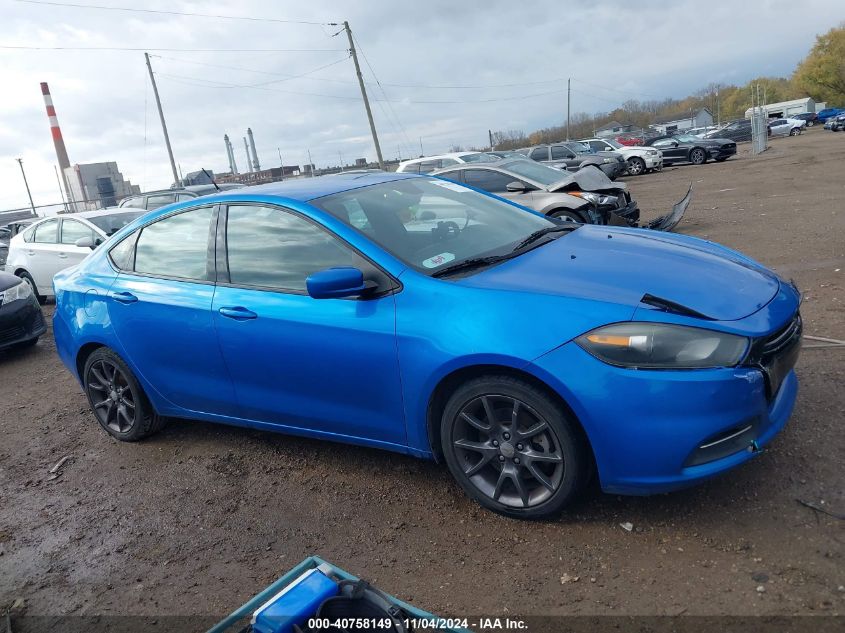 2016 Dodge Dart Se VIN: 1C3CDFAA3GD530658 Lot: 40758149