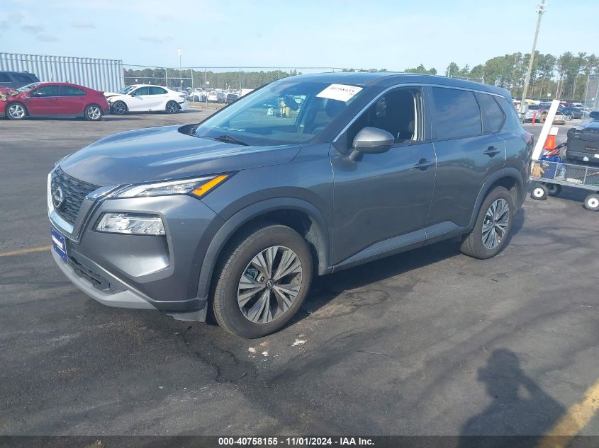 2022 Nissan Rogue Sv Intelligent Awd VIN: 5N1BT3BB6NC671934 Lot: 40758155