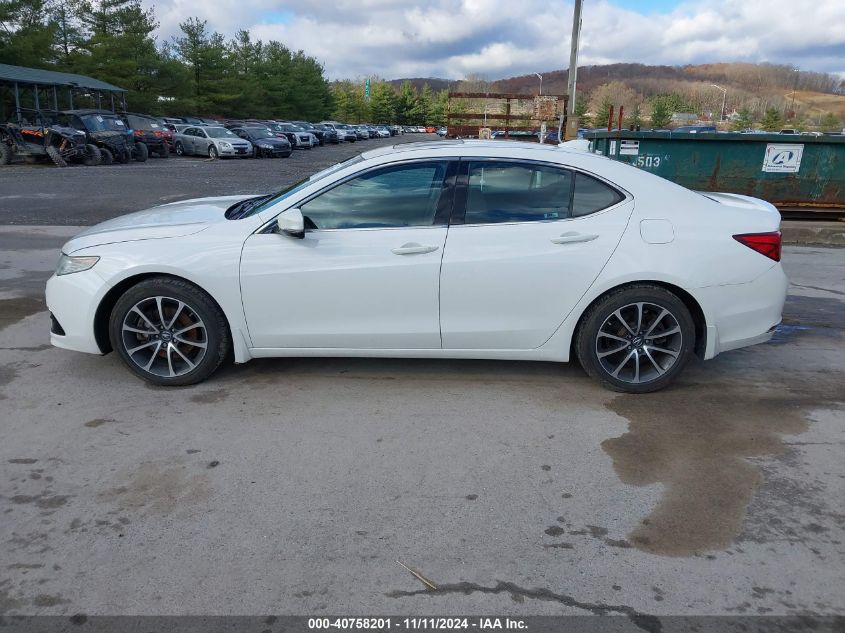 2016 Acura Tlx V6 Advance VIN: 19UUB3F71GA001522 Lot: 40758201