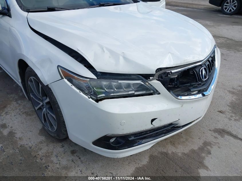 2016 Acura Tlx V6 Advance VIN: 19UUB3F71GA001522 Lot: 40758201