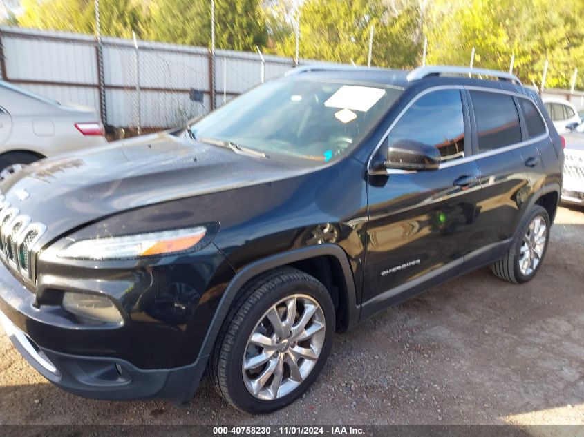 2015 Jeep Cherokee Limited VIN: 1C4PJLDS0FW561250 Lot: 40758230