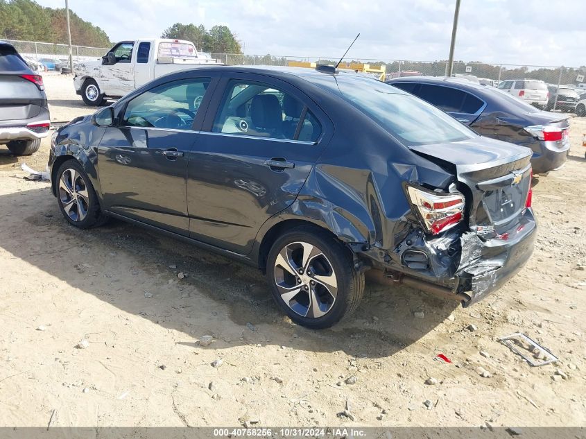 2020 Chevrolet Sonic Fwd Premier VIN: 1G1JF5SB9L4119850 Lot: 40758256