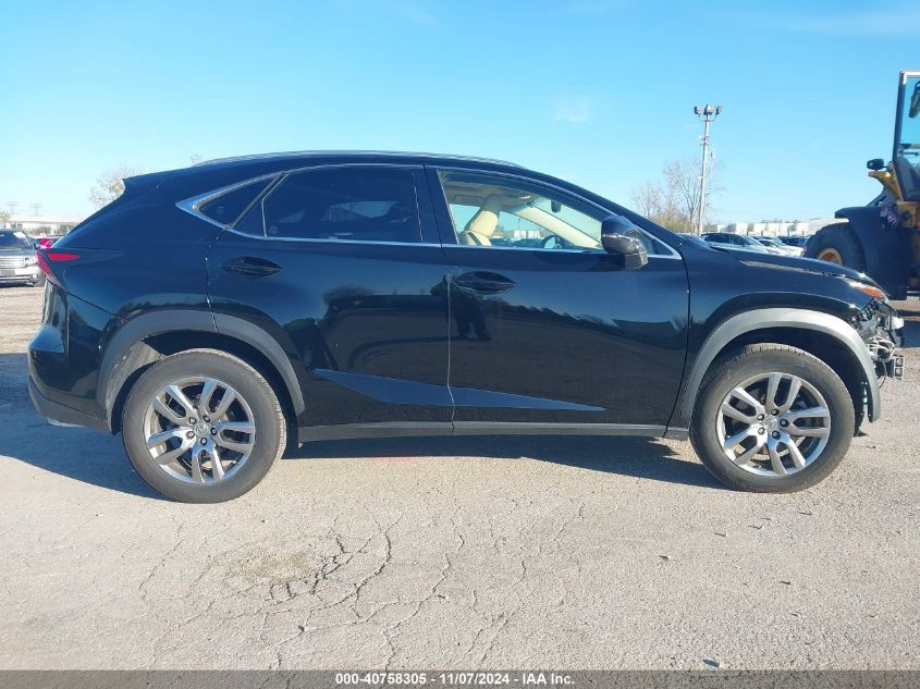 2016 Lexus Nx 200T VIN: JTJBARBZ8G2095635 Lot: 40758305