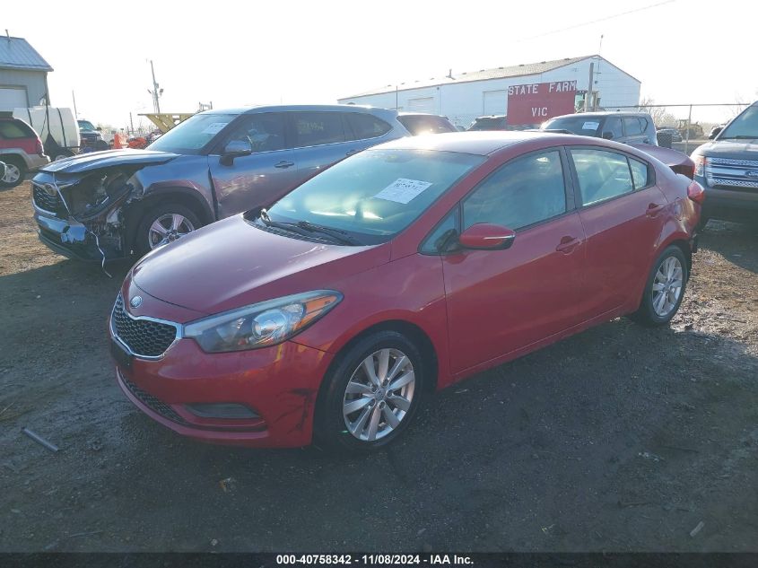 VIN KNAFX4A61F5273375 2015 KIA Forte, LX no.2