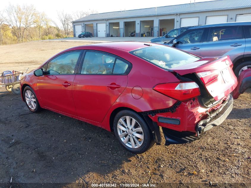 VIN KNAFX4A61F5273375 2015 KIA Forte, LX no.3