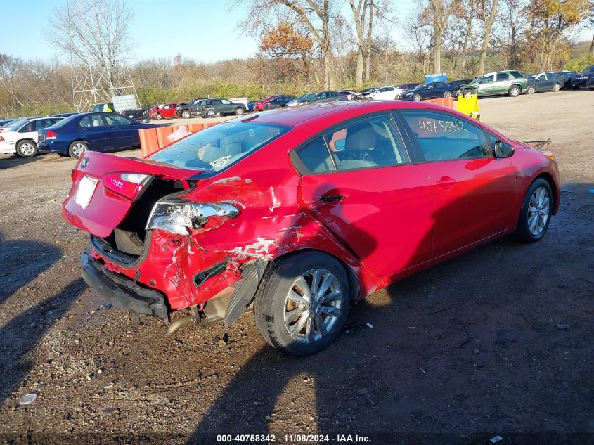 VIN KNAFX4A61F5273375 2015 KIA Forte, LX no.4