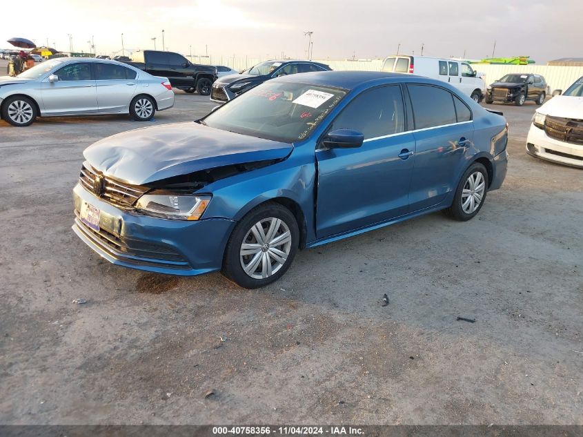 2017 Volkswagen Jetta S VIN: 3VW2B7AJ1HM309937 Lot: 40758356