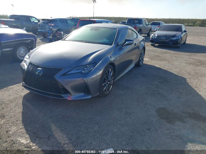 VIN JTHHZ5BC0K5019858 2019 Lexus RC, 350 F Sport no.2