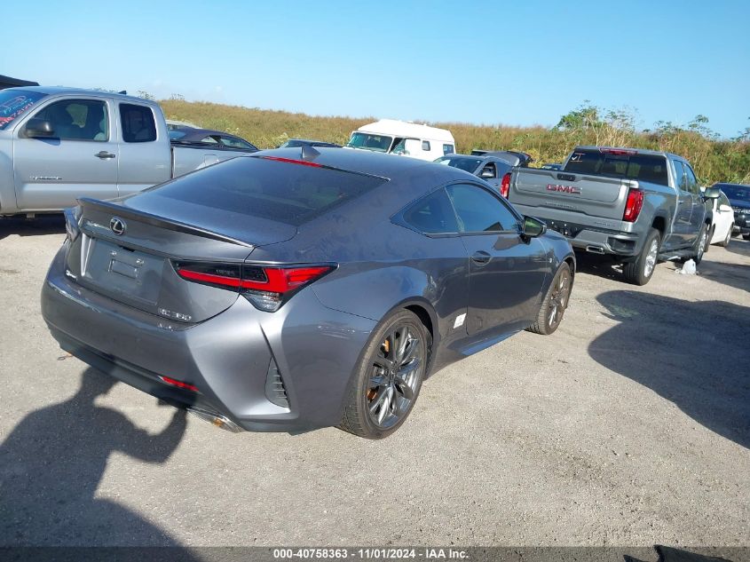 VIN JTHHZ5BC0K5019858 2019 Lexus RC, 350 F Sport no.4