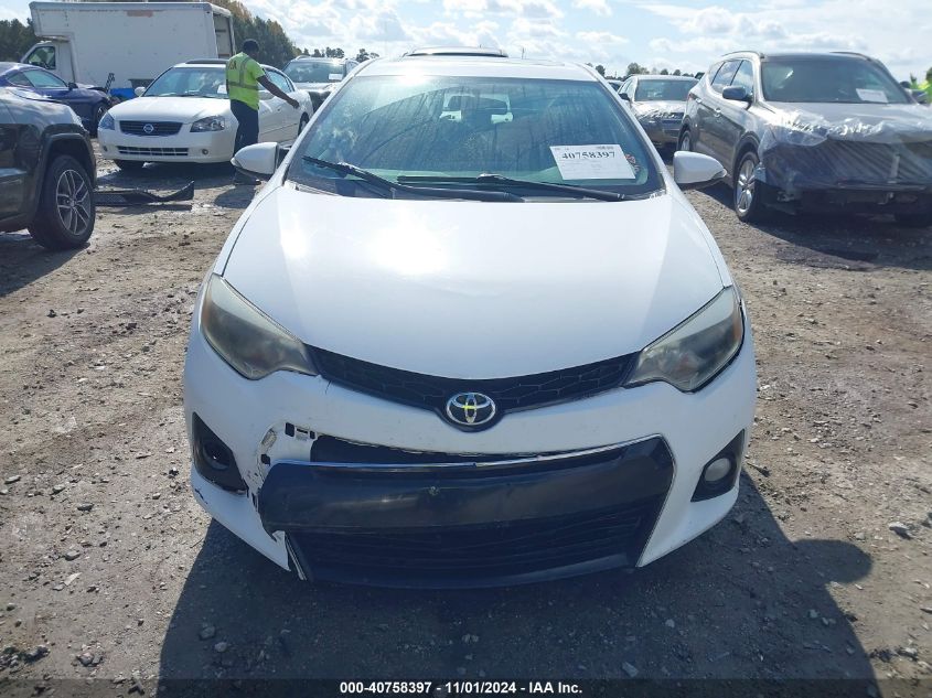 2014 Toyota Corolla S Plus VIN: 2T1BURHE5EC194832 Lot: 40758397