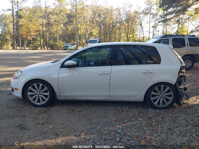 2014 Volkswagen Golf 2.0L Tdi VIN: WVWDM7AJ2EW002309 Lot: 40758419