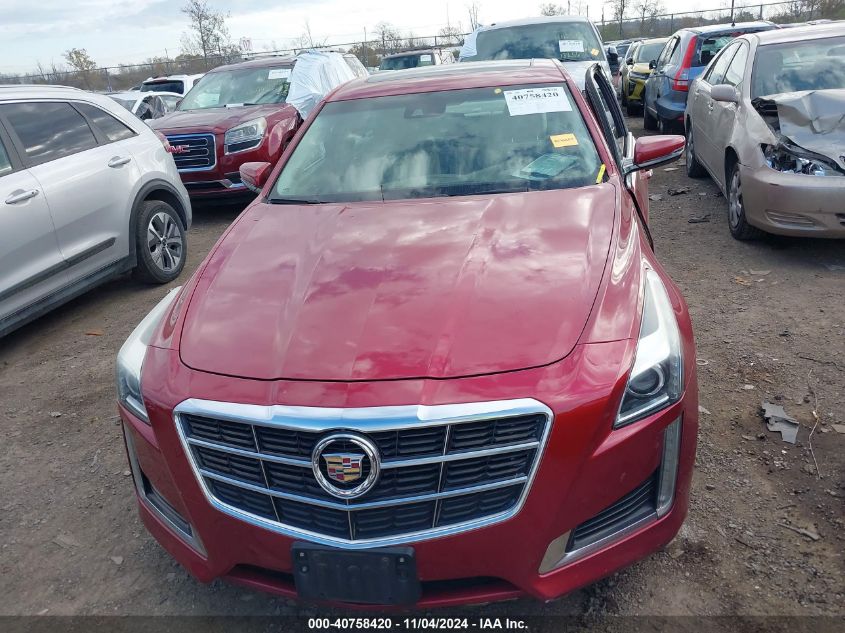 2014 Cadillac Cts Luxury VIN: 1G6AX5SX9E0124866 Lot: 40758420