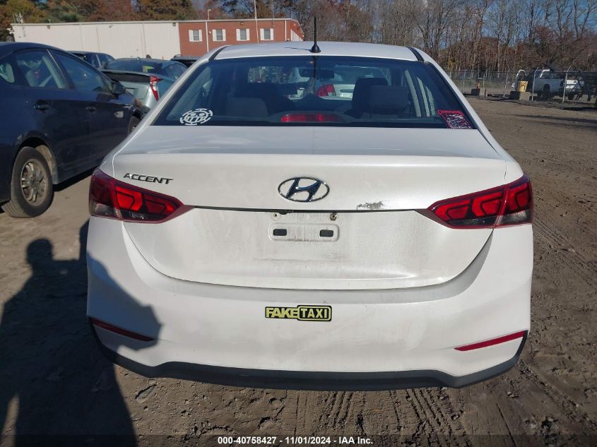 2018 Hyundai Accent Se VIN: 3KPC24A3XJE011894 Lot: 40758427