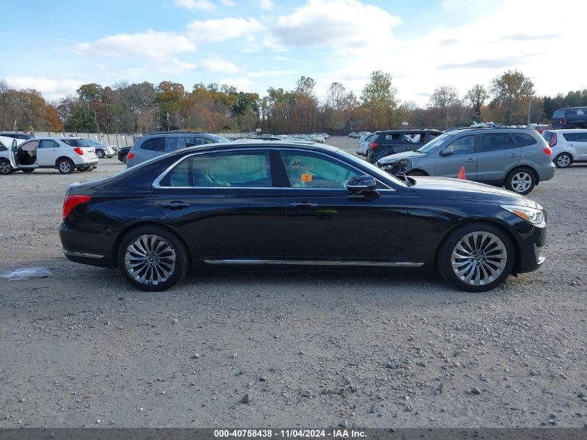 2017 Genesis G90 3.3T Premium VIN: KMHG34JA3HU033322 Lot: 40758438