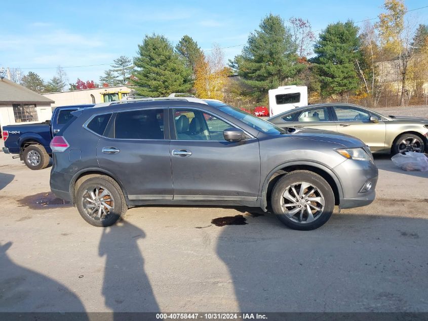 2015 Nissan Rogue Sl VIN: 5N1AT2MV0FC807909 Lot: 40758447