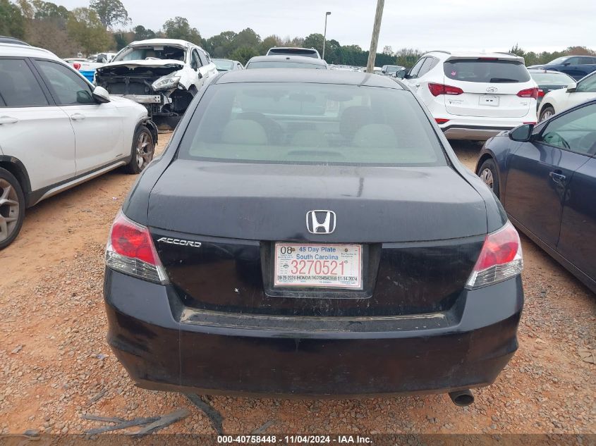 2009 Honda Accord 2.4 Lx-P VIN: 1HGCP26489A020049 Lot: 40758448