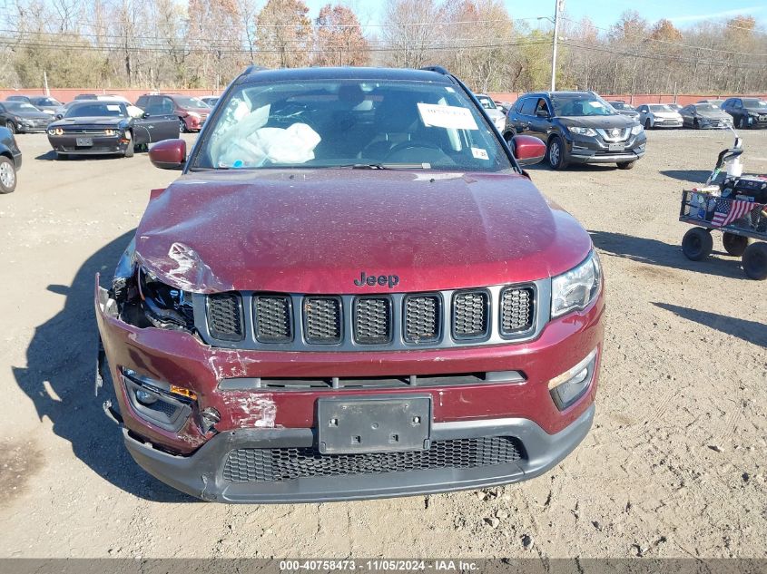 2021 Jeep Compass Altitude 4X4 VIN: 3C4NJDBB4MT586137 Lot: 40758473