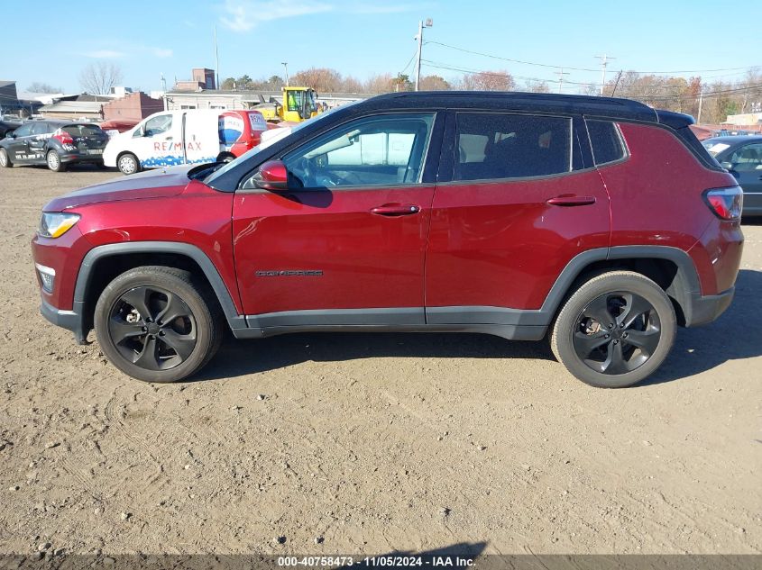 2021 Jeep Compass Altitude 4X4 VIN: 3C4NJDBB4MT586137 Lot: 40758473