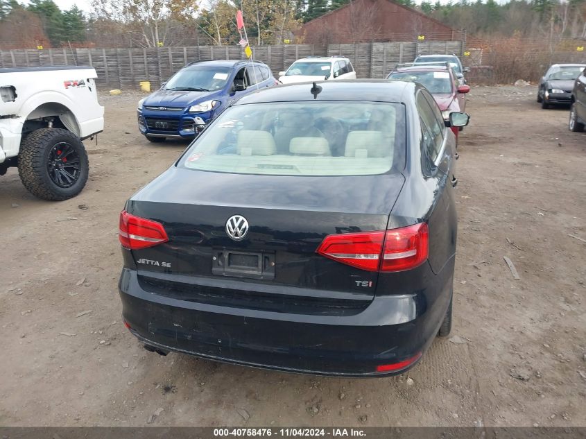 2015 Volkswagen Jetta 1.8T Se VIN: 3VWD17AJ7FM287306 Lot: 40758476