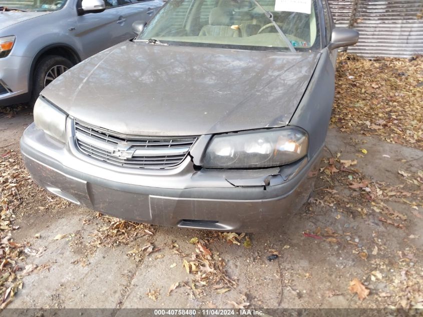 2002 Chevrolet Impala VIN: 2G1WF52E929117771 Lot: 40758480