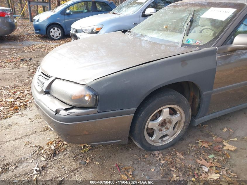 2002 Chevrolet Impala VIN: 2G1WF52E929117771 Lot: 40758480