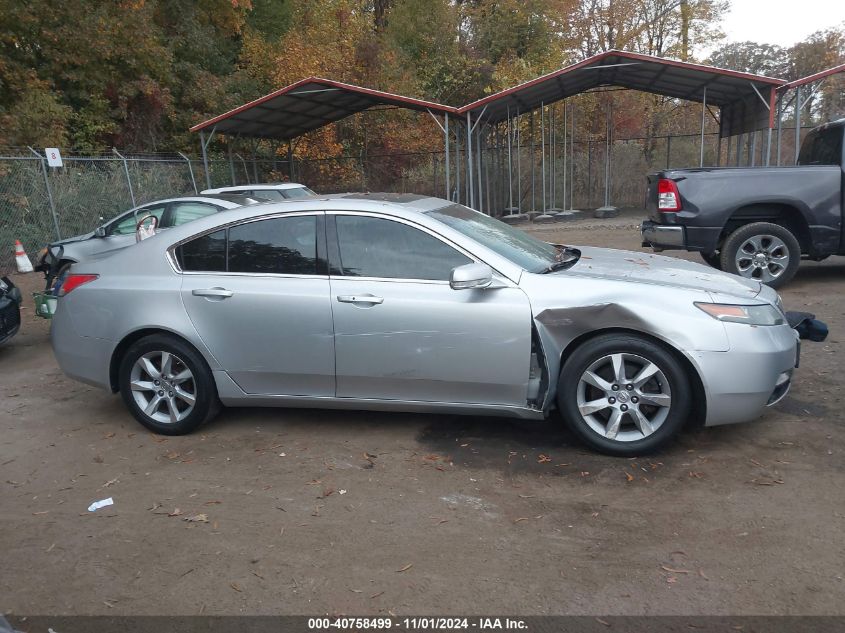 2012 Acura Tl 3.5 VIN: 19UUA8F51CA033296 Lot: 40758499