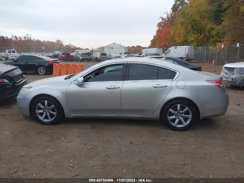 2012 Acura Tl 3.5 VIN: 19UUA8F51CA033296 Lot: 40758499