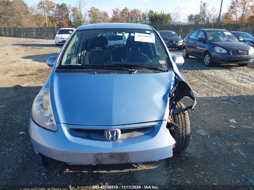 2008 Honda Fit Sport VIN: JHMGD38618S057514 Lot: 40758519