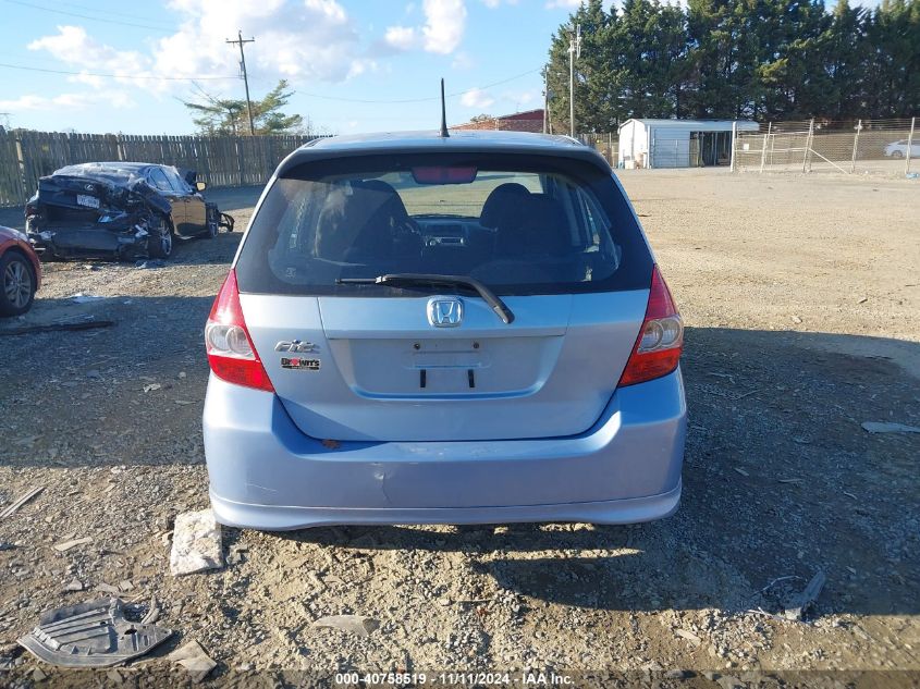 2008 Honda Fit Sport VIN: JHMGD38618S057514 Lot: 40758519