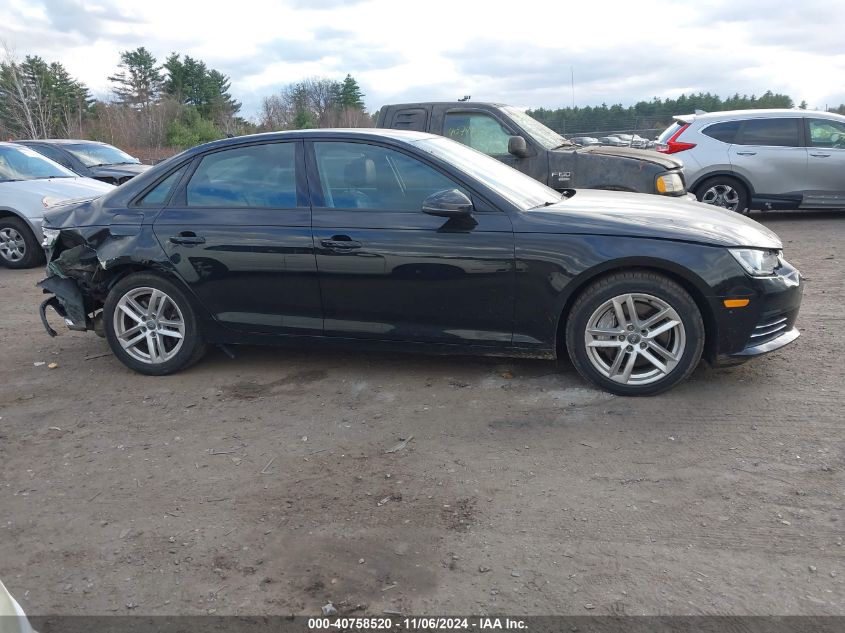 2017 Audi A4 2.0T Premium VIN: WAUANAF45HN023064 Lot: 40758520